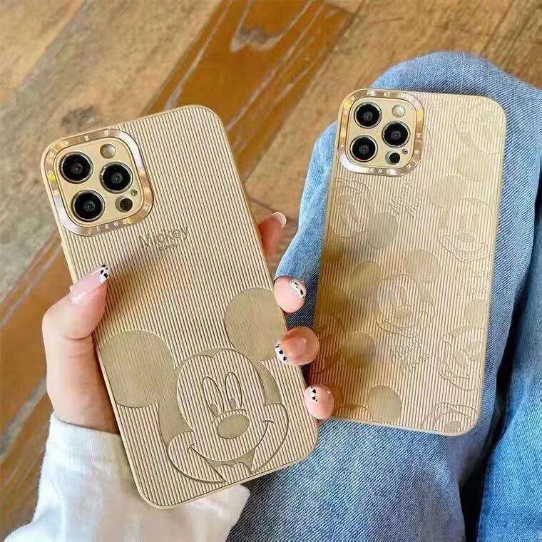 popular new disney mickey phone cases for iphone 13 12 11 pro max mini xr xs max 8 x 7 se 2022 silicone all inclusive free global shipping