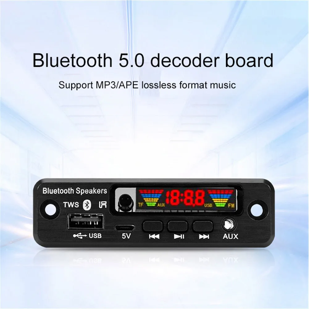 

DC 12V Bluetooth MP3 WMA FM AUX декодер плата аудио модуль TF SD карта USB радио автомобильные аксессуары высококачественные автомобильные усилители