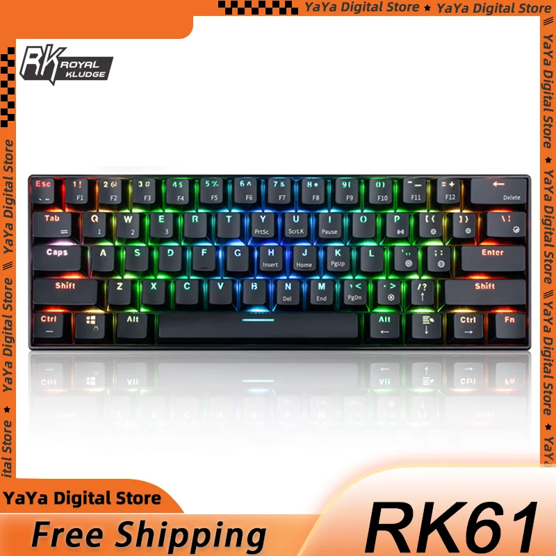 Беспроводная Bluetooth-клавиатура RK61 для планшета iPad