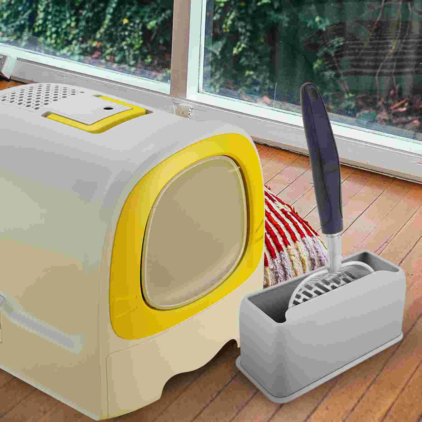 2 шт. пластиковые подставки для хранения кошачьего туалета