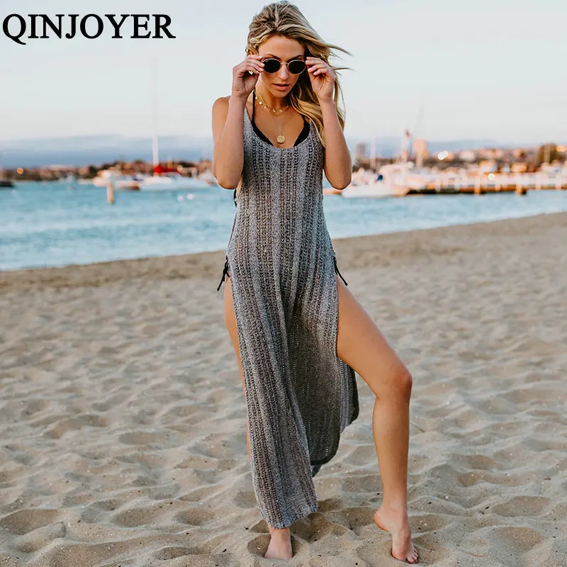 

Women Sexy Bikini Beach Cover-up Swimsuit Covers up Bathing Suit Summer Beach Wear knitting Swimwear Mesh Beach Dress Tunic Robe
