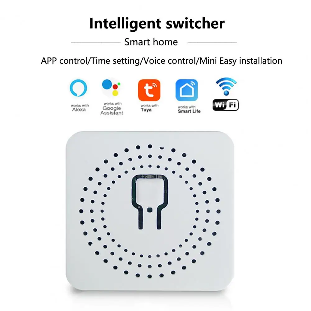 

Умный мини светильник ключатель Tuya 16 А с поддержкой Wi-Fi, 220 В