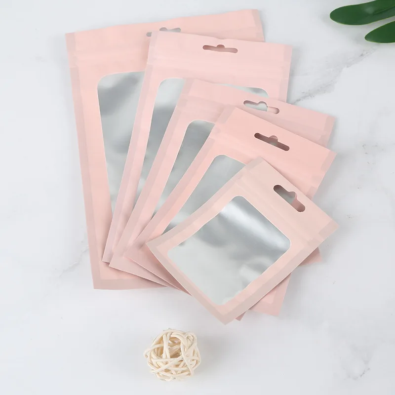 

10Pcs Colorful Jewelry Gift Ziplock Bag Earrings Ring Necklace Storage Bag Portable Travel Jewelry Packaging and Display