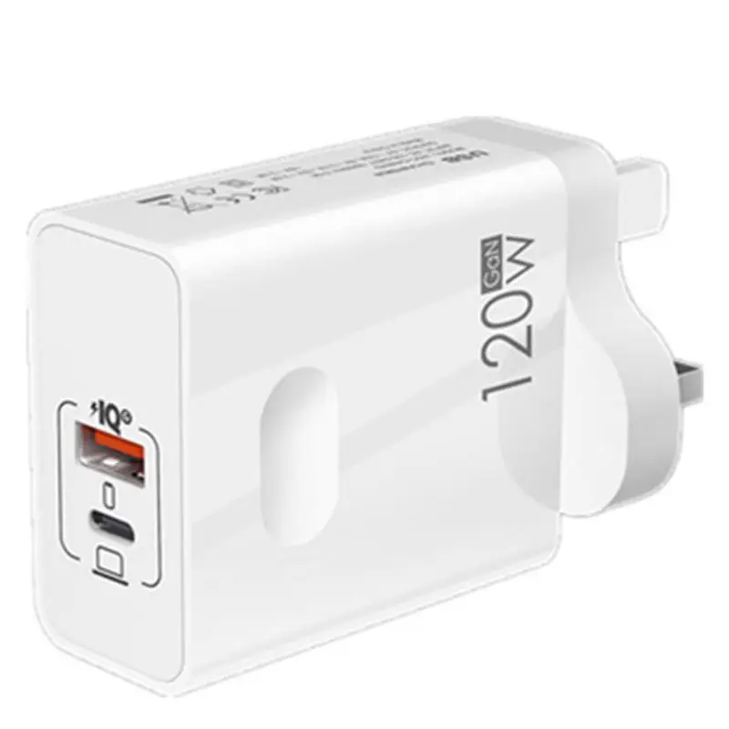 

USB QC 5.0 Power Adapter GaN Charger Dual Ports USB Charging Phone Charger GaN Wall Charger Power Adapter Travel Charger For