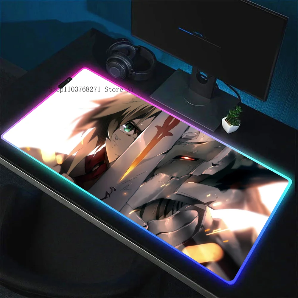 Коврик для мыши Mordred Fate Grand Order XXL RGB игровые коврики HD черные аксессуары геймеров