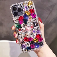 jewelled rhinestone phone case for huawei y9a y9s y8p y7a y6p y5p y9 prime 2019 mate 30 lite nova 8se rose glitter diamond cover
