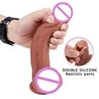 Мягкий двухслойный силиконовый большой фотографический телефон фотосессия 18 + игрушки Женский вибрационный массаж