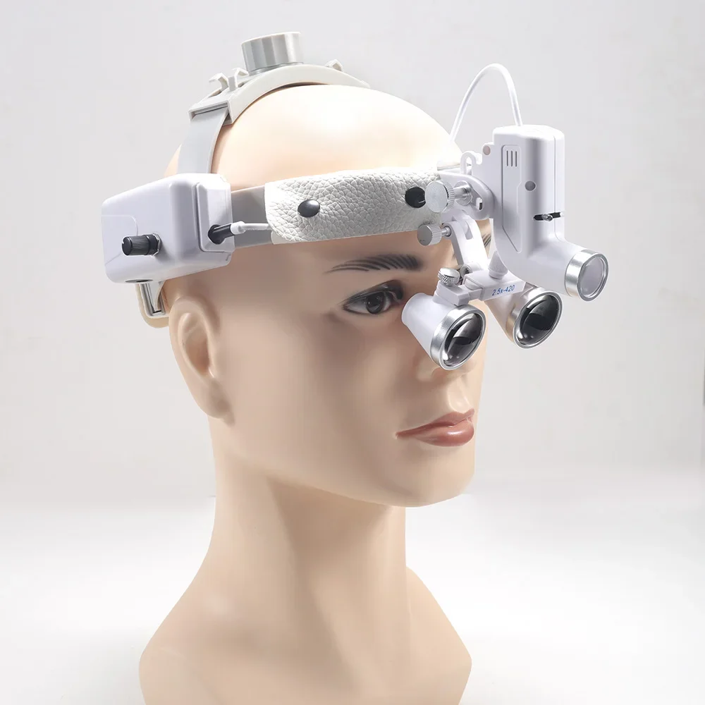 XYSZ 2 5x/3 5x стоматологическая бинокулярная лупа с фокусирующей фарой 5 Вт