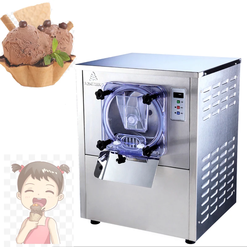 

Ice Cream Machine Table Top Hard IceCream Yogurt Maker 1400W Automatic Benchtop Gelato Home Appliance Commercial