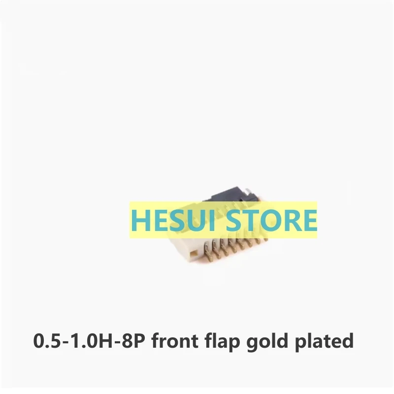 

Разъем FFC/FPC, 10 шт., 0,5-1,0 H-4/5/6/8/10/12-40P, передний клапан с позолоченным расстоянием 0,5 мм