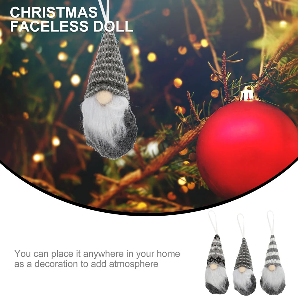 6 шт. аксессуары рождественские украшения для мужчин дома шведские плюшевые