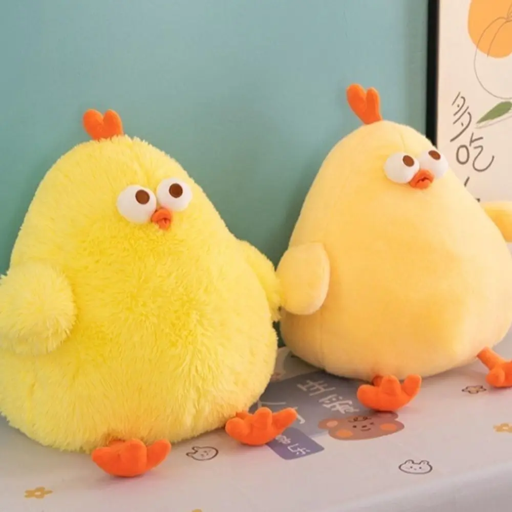 Подушка для объятий девочек длинные волосы курица плюшевая игрушка мягкая