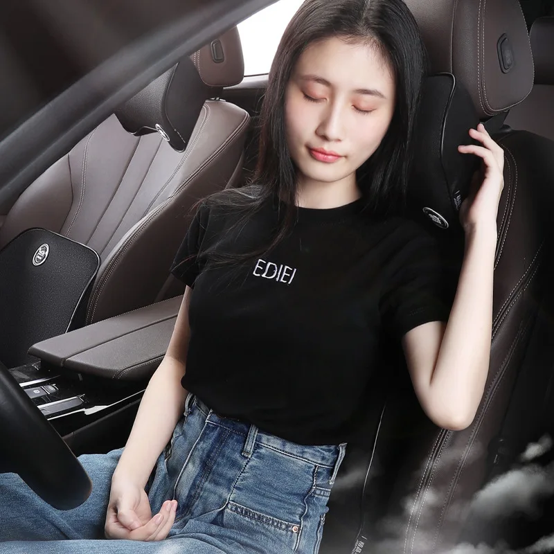 Автомобильная подушка для подголовника поддержки головы из дышащей пены с