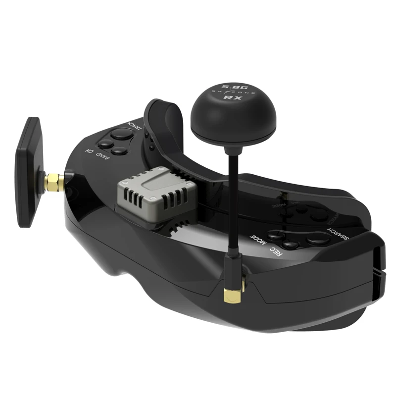Фото Очки FPV SKYZONE SKY02O 5.8G 48CH SteadyView Diversity RX OLED 640X400 MJPEG 30FPS 210г, электронные аксессуары №3