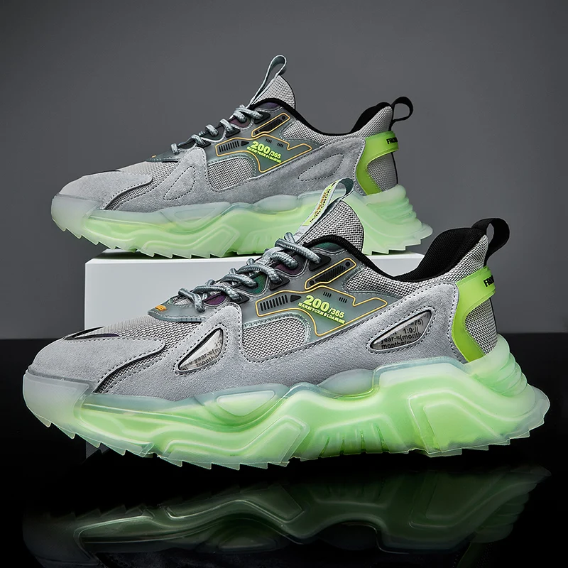 

Кроссовки мужские массивные, Повседневная модная спортивная обувь для бега, дизайнерские сникерсы белого цвета, 2021