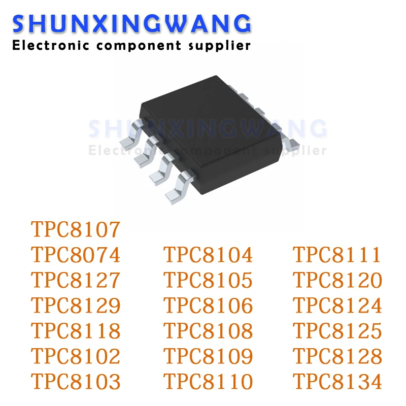 10 шт., TPC8107 SOP-8 TPC8127 TPC8129 TPC8074 TPC8118 TPC8102 TPC8103 TPC8108 TPC8105 TPC8110 TPC8120 TPC8124 TPC8125 TPC8111