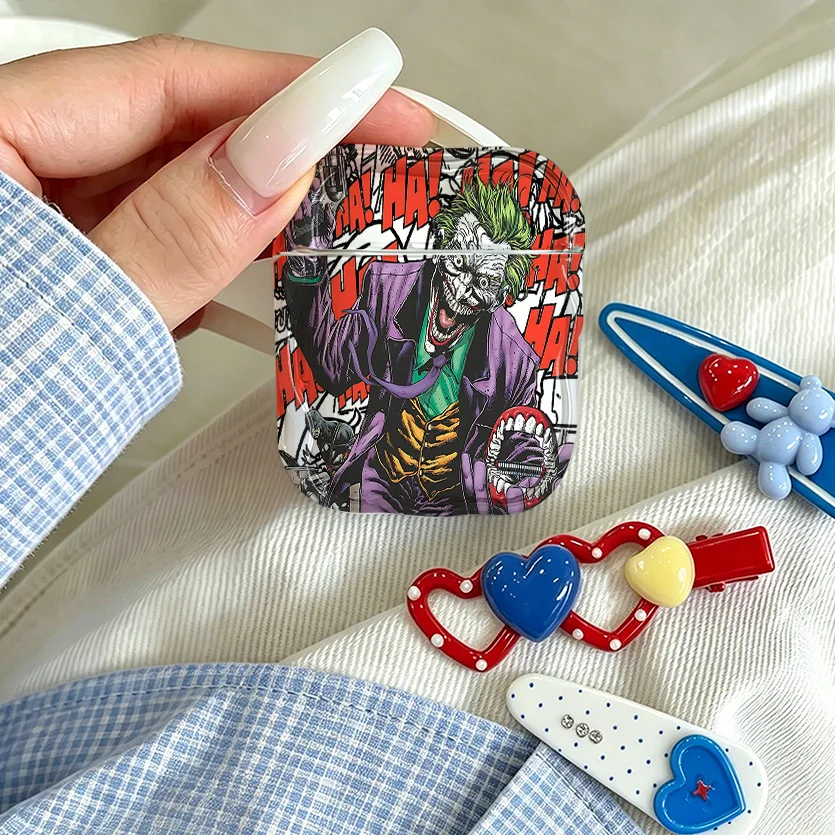 Фото Крутой 3D-чехол Crazy jokers с эффектом волны, мягкий, полупрозрачный, силиконовый, для Airpods 4, 3, Pro 2, 1, беспроводных наушников, защитный чехол для Pro2 №5