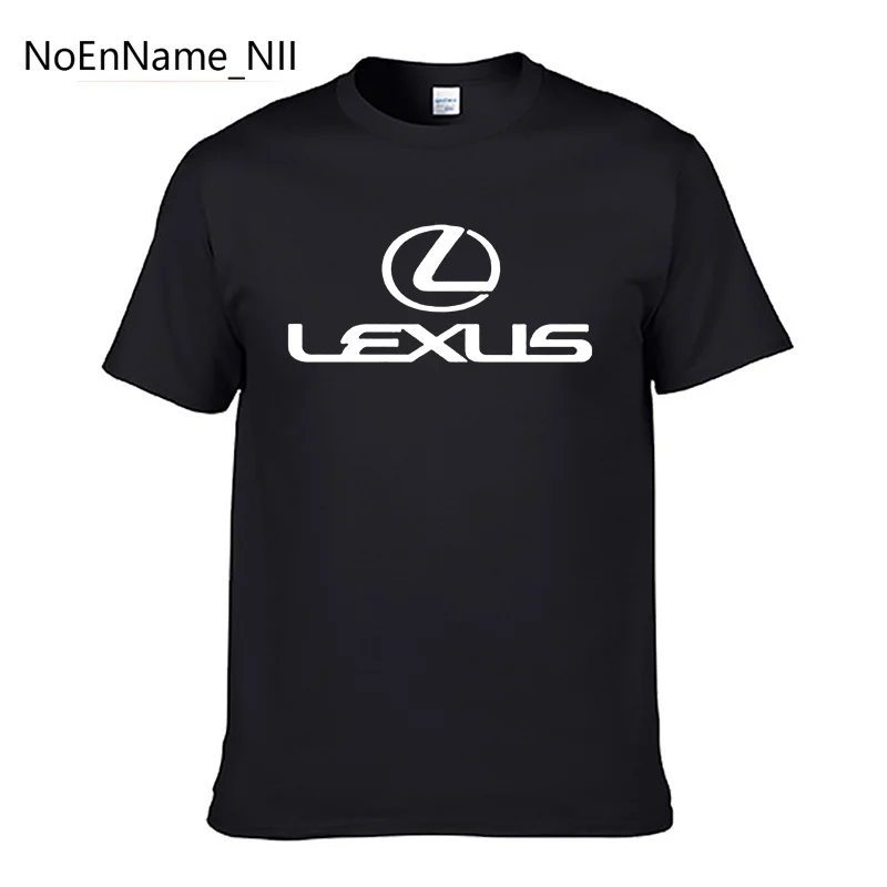 2022 Lexus Car O Neck Men's T Shirt Toyota luxury brand Logo Print T-Shirt Popular Casual Clothing 100% Cotton Tops Short Sleeve