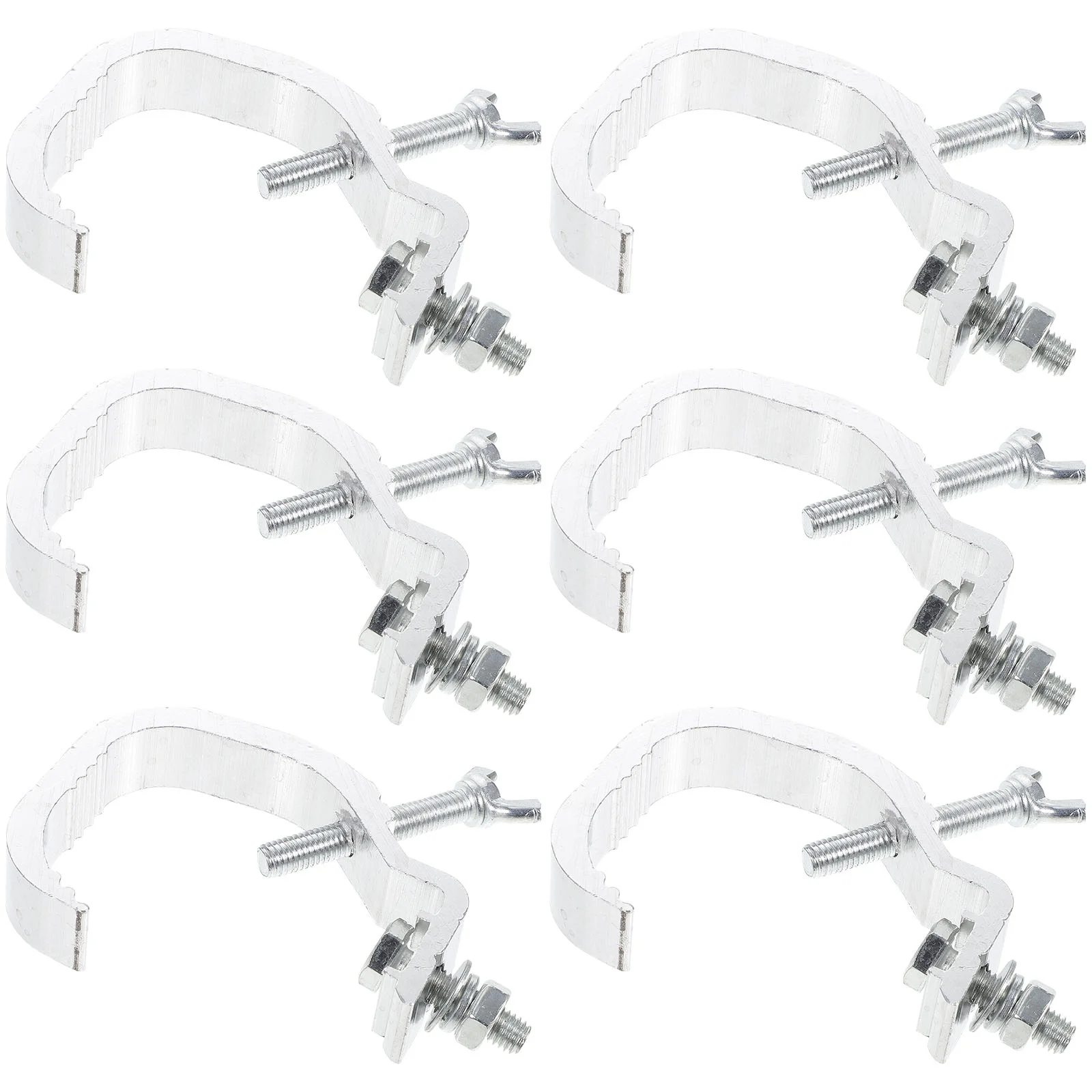

6pcs Heavy Duty Stage Lights Truss Clamps Aluminum Alloy Truss Light Hooks
