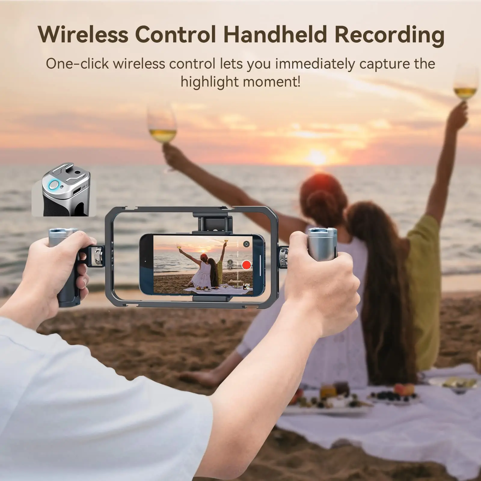 Клетка SmallRig универсальная для смартфона iPhone 14/13 Pro/Pro Max с складными ручками и