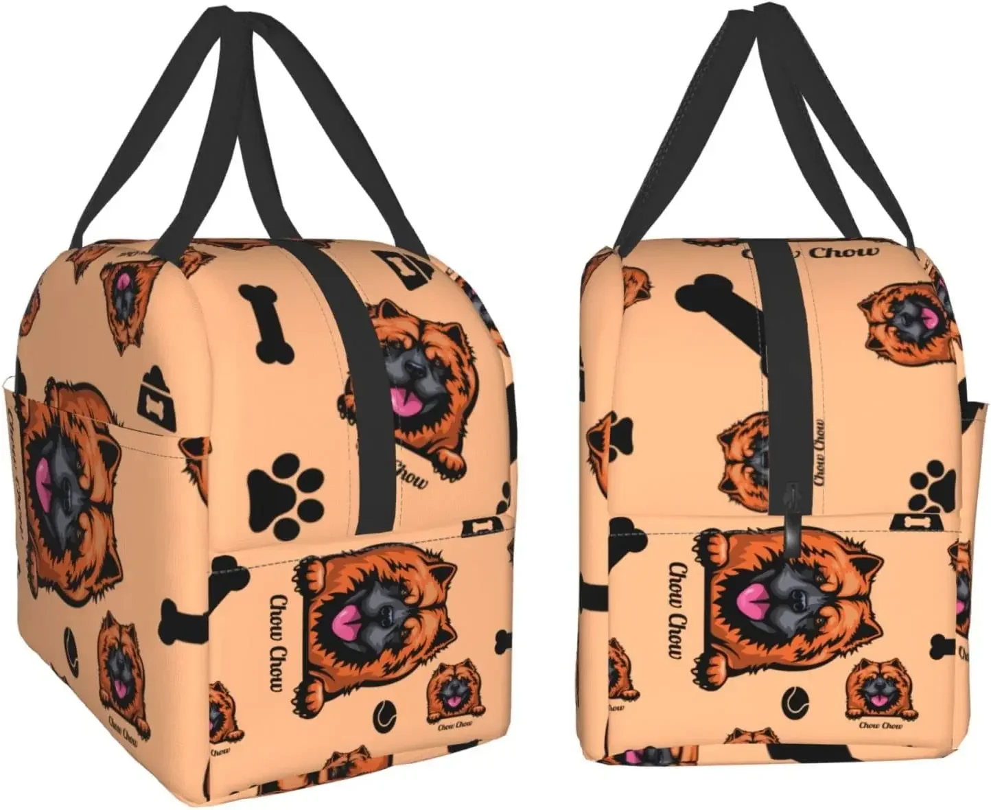 Милые мультяшные сумки-чау-чау многоразовая сумка для закусок контейнер еды