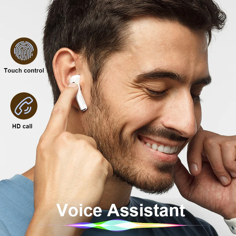 Xiaomi Wireless Bluetooth Earphones TWS Sports Touch Control 5.0 Headphones Dual HiFi Stereo Headset With Mic Earbuds - купить по