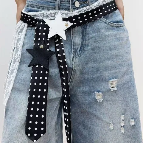 Neploe Винтажный квадратный шарф в горошек с леопардовым принтом