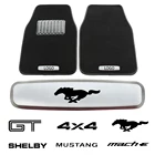 Автомобильный Ковер с эмблемами для Ford GT Mustang 50 лет Shelby GT GT500 GT350 Convertible Mach-E 4x4 автомобильные коврики металлические наклейки с эмблемой