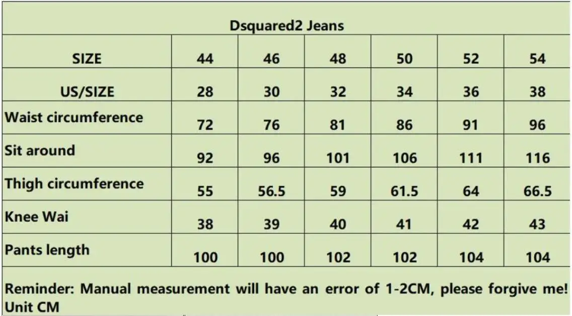 2022 New Dsquared2 Men's/Women's Jeans Fashion Washed Water Alphabet Print Micro-Stretch Pants Dsq087