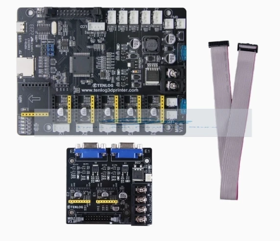 Независимый 3D-принтер с двумя насадками TENLOG 32-битная бесшумная основная плата