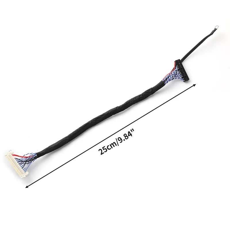 FIX-30-S8 250MM Universal LVDS Cable For 17''-24'' LCD Controller Panel Monitor Car Electric Accessories Автомобильные
