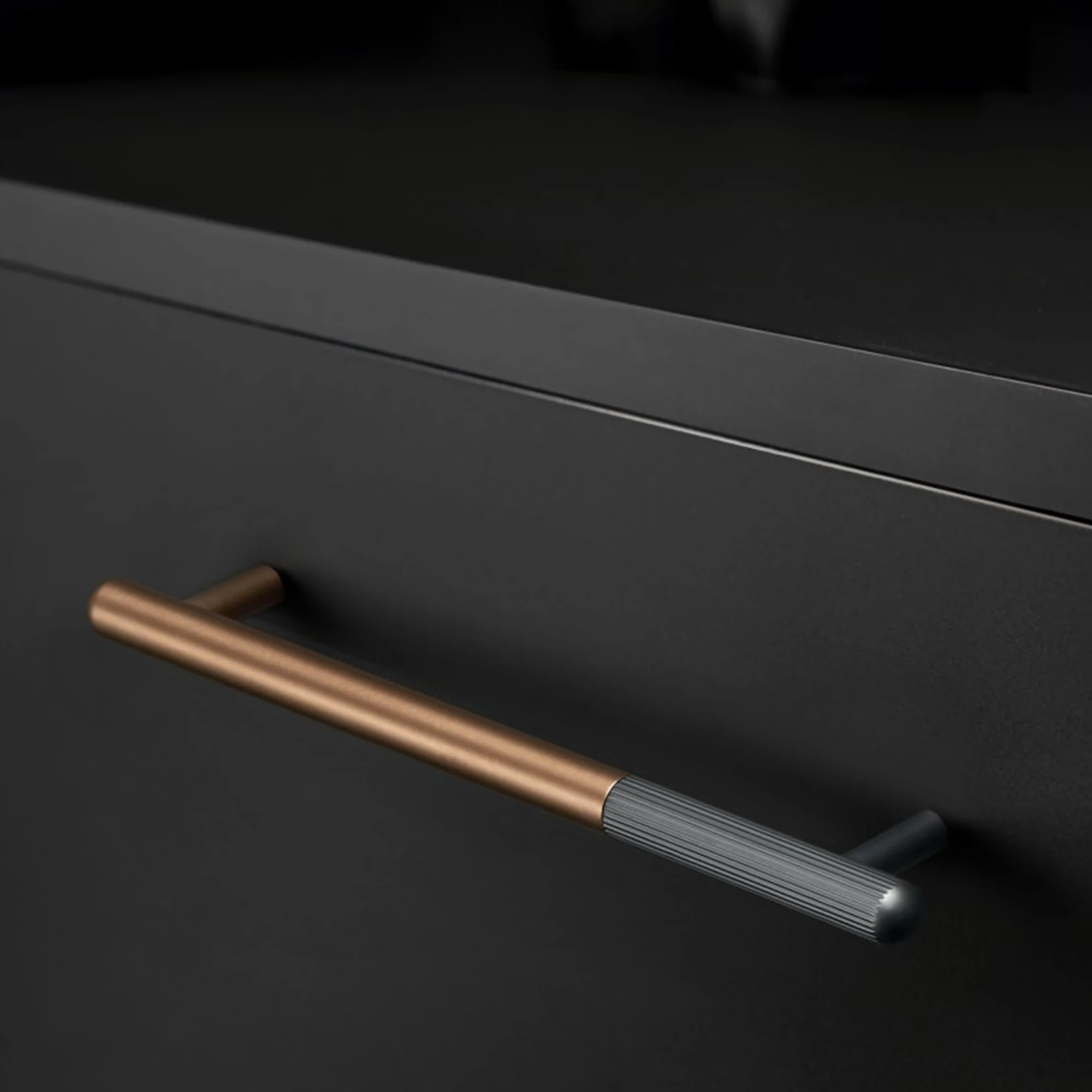 Ручки для шкафов из алюминия, бронзовые/серебристые, 96/128/160/320 мм