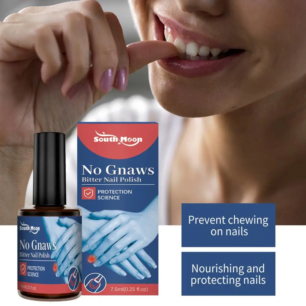 

7.5ml Stopping Nail Biting Polish Non-irritating Effective Quit Sucking Thumbs Health Care Bitter Taste Nail Biting Treatment