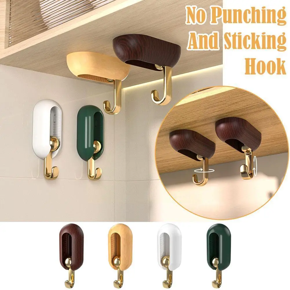 

Многоцелевой настенный крючок с поворотом на 360 °, крючок для сумок и ключей в прихожей, крючок для полотенец, держатель, держатель, органайзер для кухни и ванной, гаджеты H O8K5