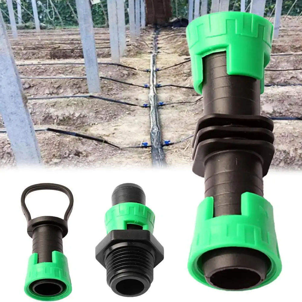 

10Pcs/Set Garden Water Connectors Wear-resistant Multifunctional 16mm Widely Used Drip Tape Plugs for Greenhouse