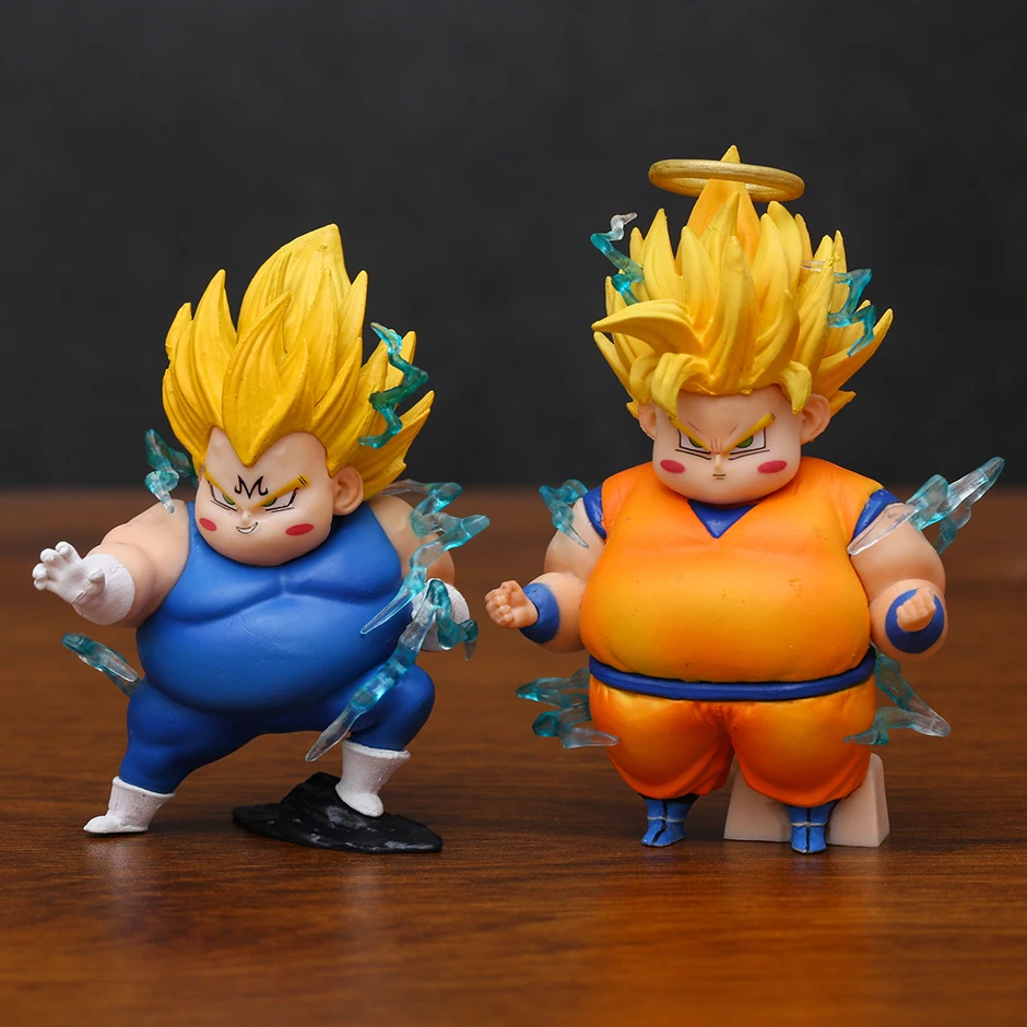 

G5 DragonBall Fat Vegeta Super Saiyan Son Goku PVC Figure Collection Model Toy Doll Brinquedos