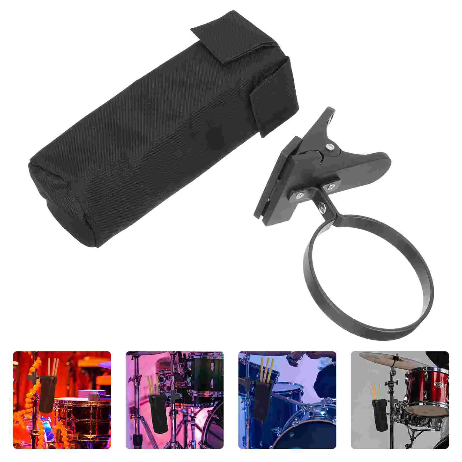 

1 Set Non-Slip Drum Sticks Holder Large Capacity Drumstick Bag Drum Stick Organizer