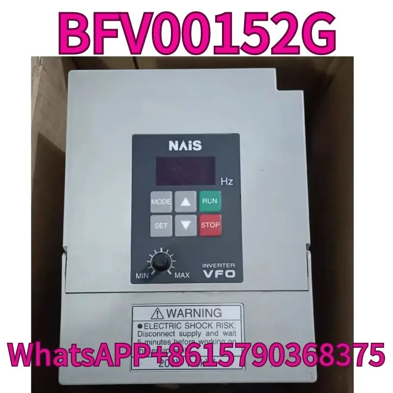 

Used frequency converter BFV00152G, 1.5KW 220V tested OK and shipped quickly