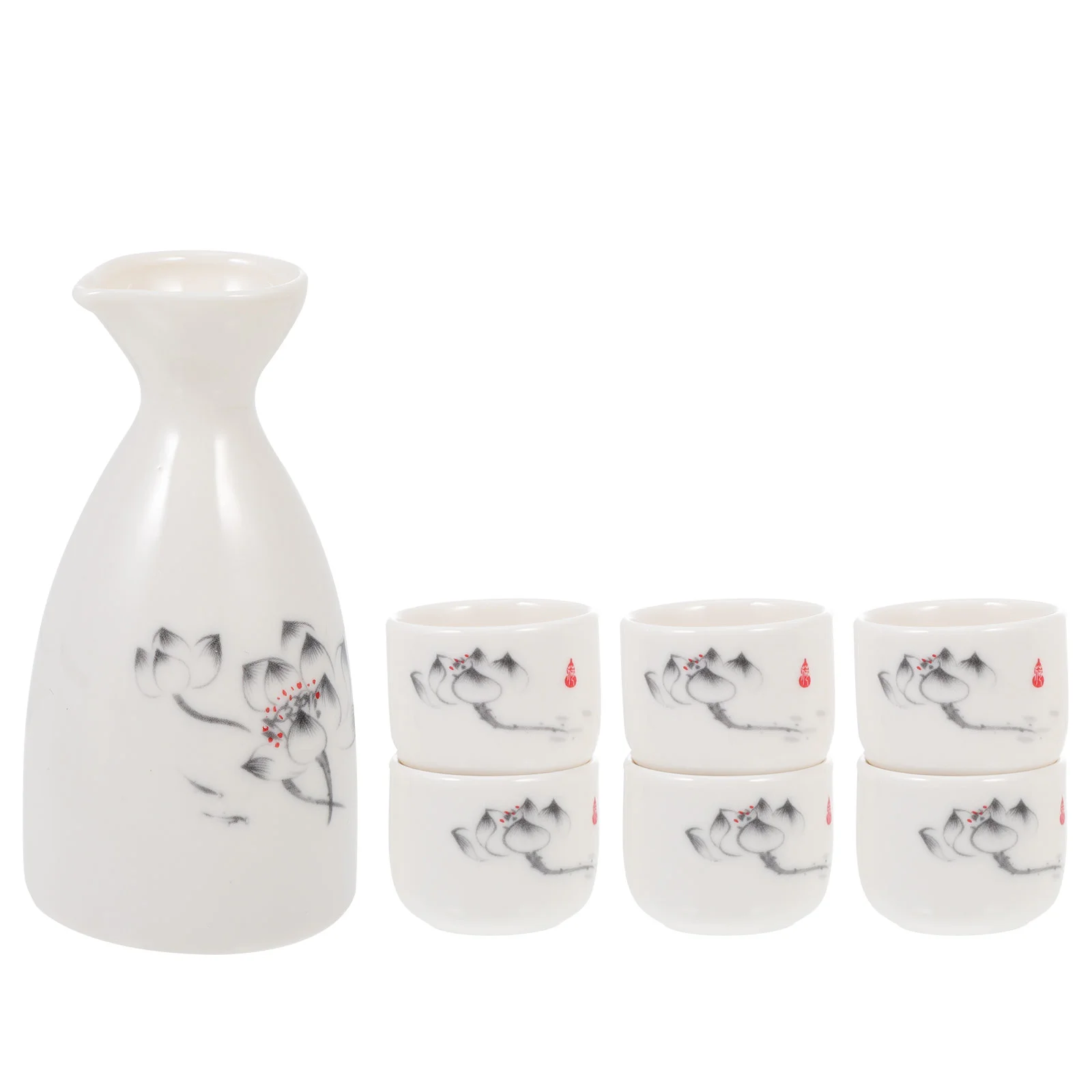 

Cups Sake Ceramic Tea Japanese Drinking Mug Bottle Cup Porcelain Coffee Korean Novelty Kungfu Teacup Tokkuri Mugs Beer