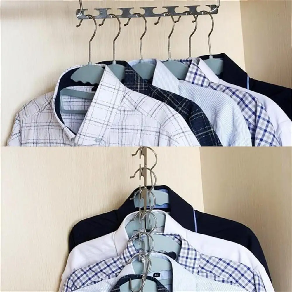 

2023 Clothes Organizer Space Saving New Clothes Hanger Wall Mount Laundry Hanger For Clothes Wardrobe Storage Household Hook
