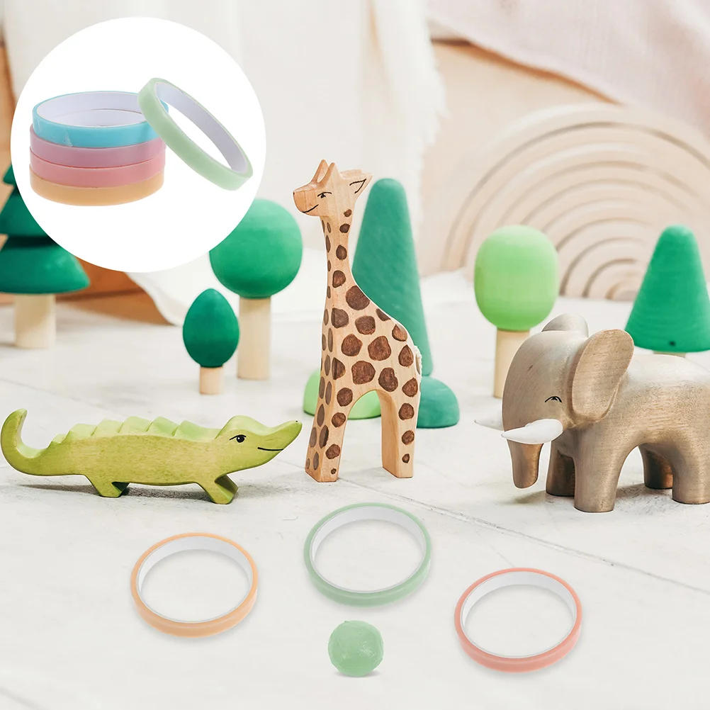 

Tape Stickydecompression Ducttoy Colored Toys Rolling Tapes Diy Decorative Rainbow Stress Color Clear Bulk Double Sided Adhesive
