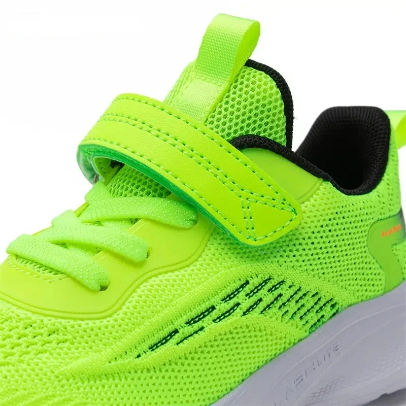 Kid's Lightweight Cushioned Running Shoes For School Sports Walking Breathable Knit Sneaker For Boy & Girl