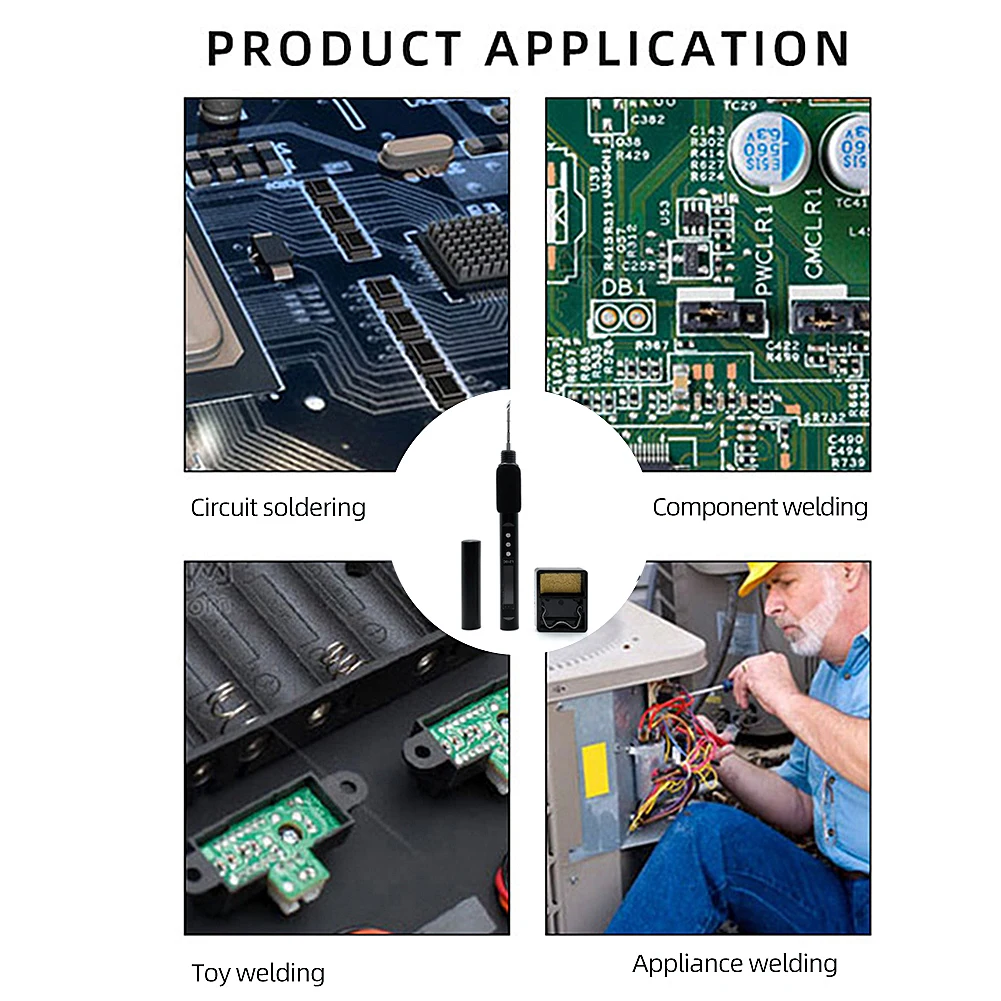Цифровой умный паяльник PD100W паяльная станция с регулируемой температурой