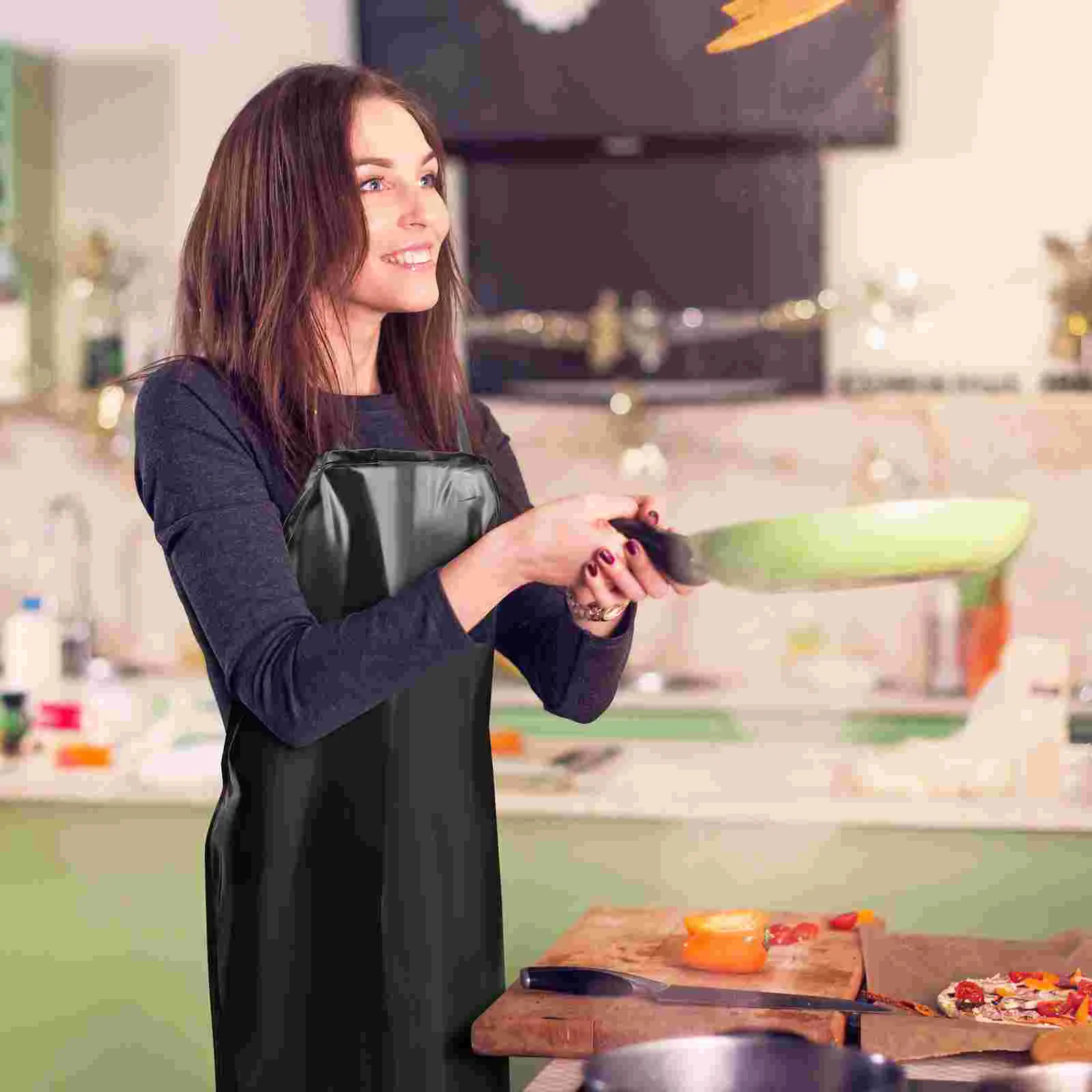 

Водонепроницаемый Фартук apronskitchendishwash для приготовления пищи мясника, виниловый нагрудник для шеи повара, промышленный сверхпрочный шейный