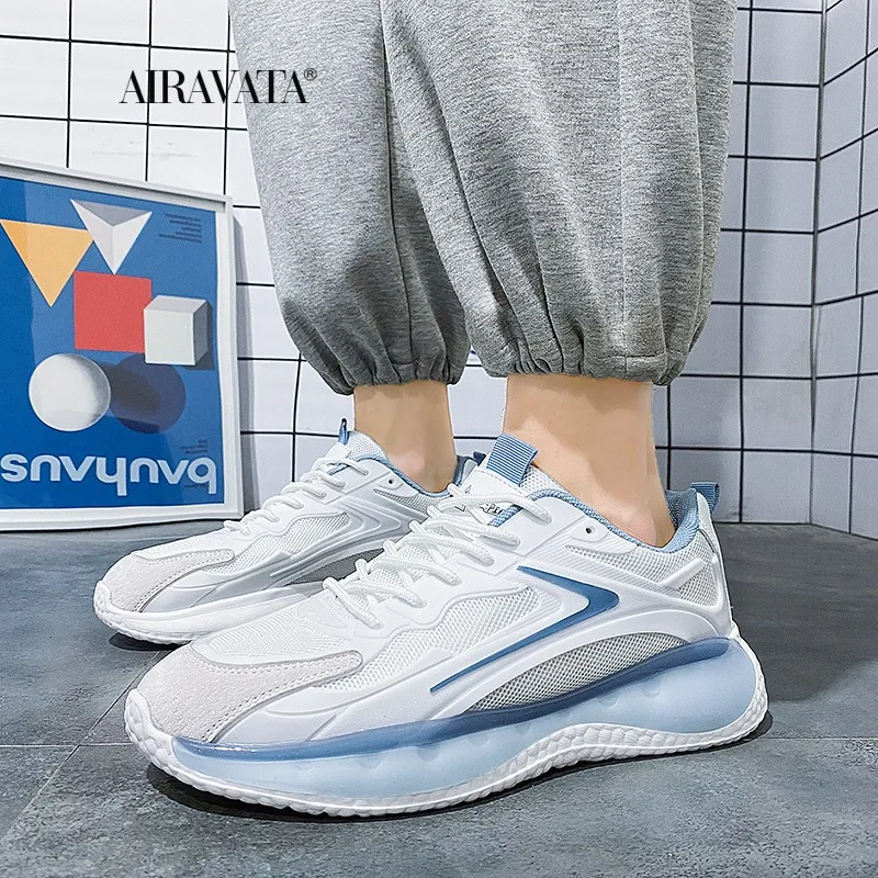 Men's Sports Shoes Comfortable Platform Non-slip Sneakers Fashion Air Cushion Running Footwear Chaussures Hommes