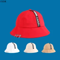 simple spring and summer bucket hat women outdoor fashion trend cap unisex cotton wild bonnets for women deportes y ocio gorros