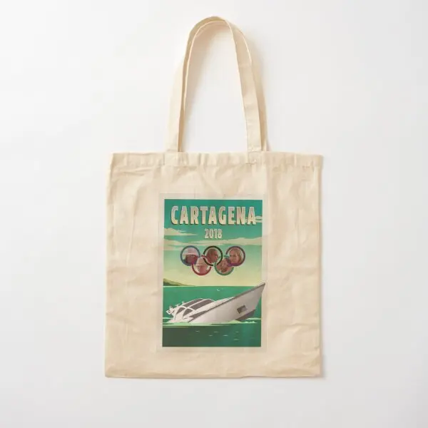 Картахена 2018 хлопчатобумажная Холщовая Сумка для продуктов Женская