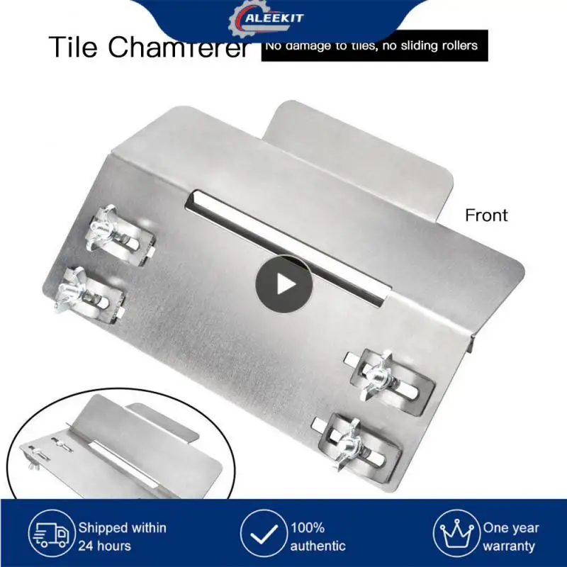 

Marble Chamfering Guide Locator Easy To Install Manual Corner Cutting Brackets Aluminum Alloy 45 Degree Angle Cutter Adjustable