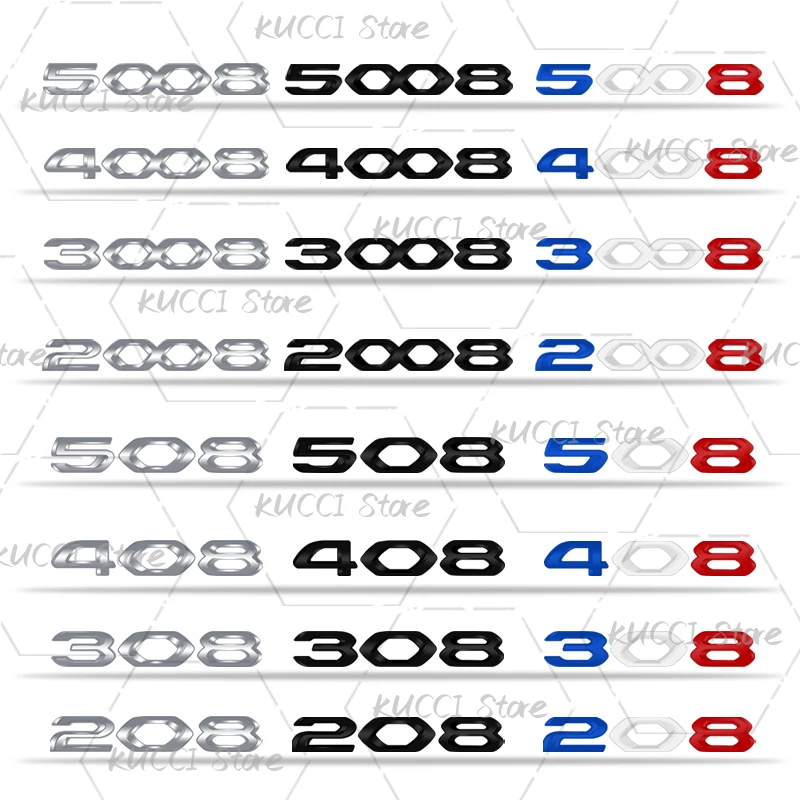 Фото 3D Автомобильная наклейка для 208 2008 308 3008 408 4008 508 с надписью GT Line, новый французский трехцветный логотип, металлическая эмблема, значок, наклейки №1