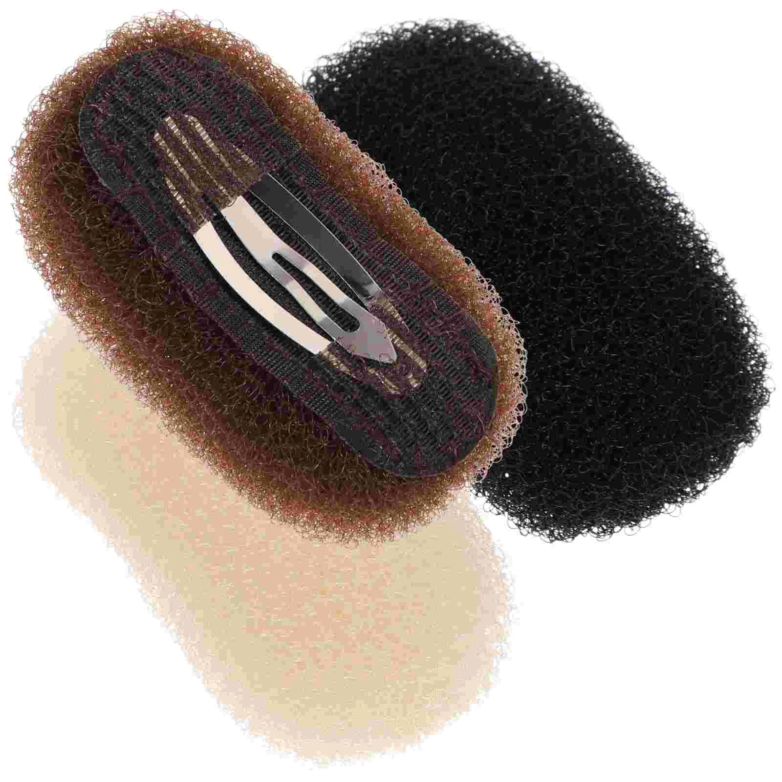 

3 Pcs Bubble Suit Hair Styling Tools Curly Hair Set Hair Pad Hair Crimper Women Beehive Hair Shaper Sponge Clip Hair Booster